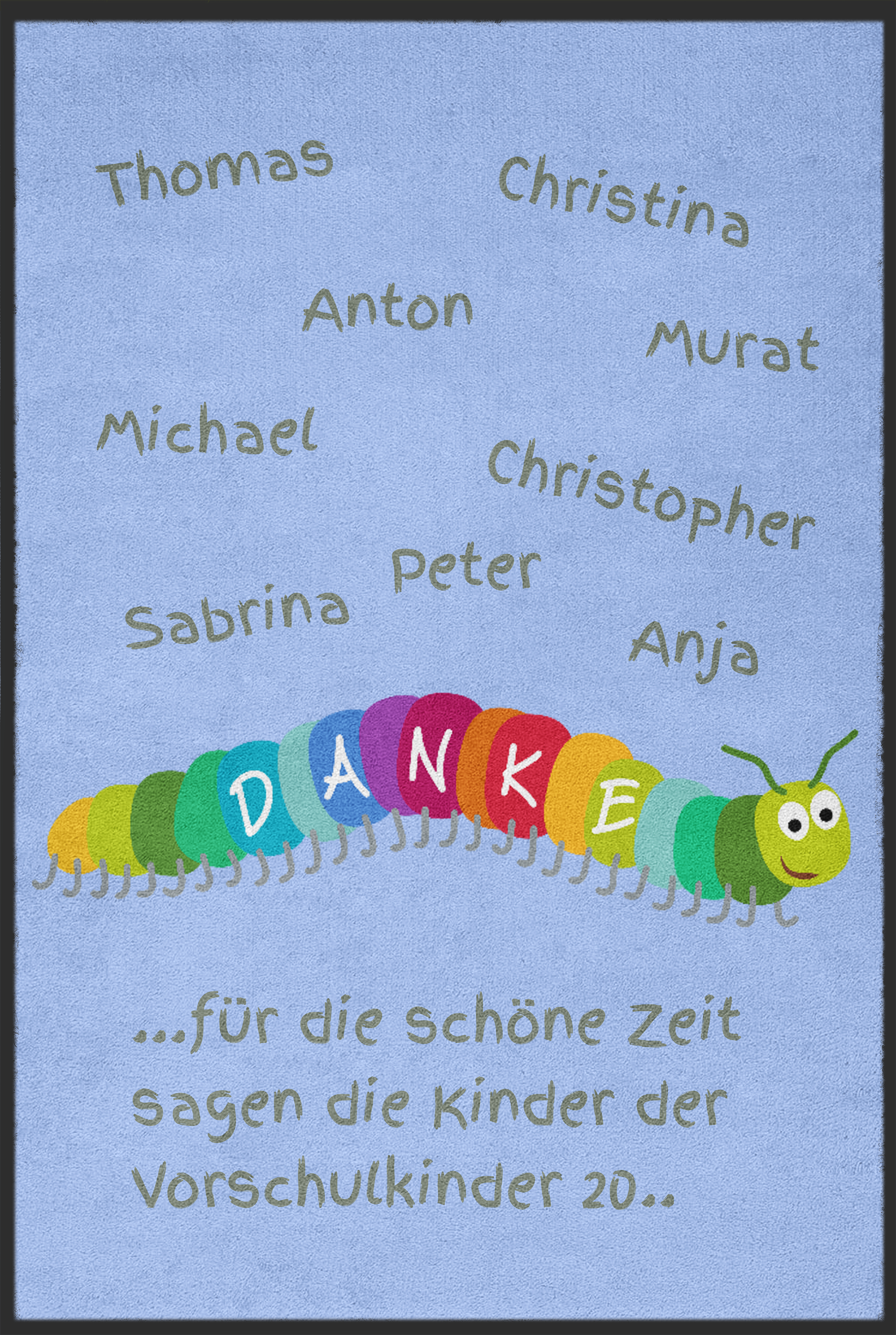 Fussmatte Abschiedsgeschenk Kindergarten 6006