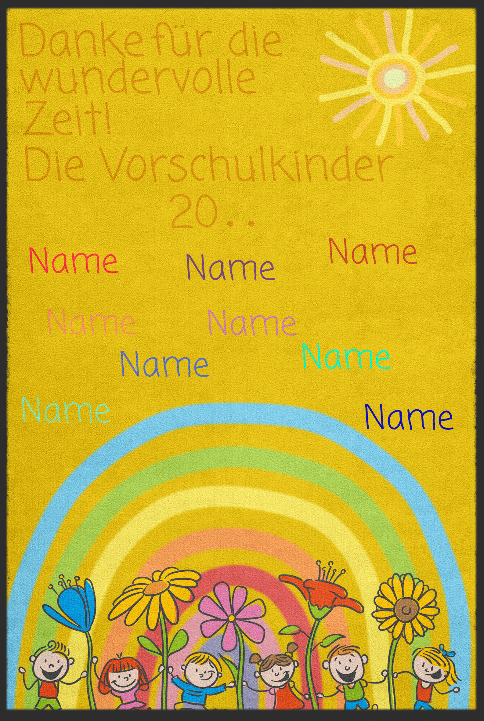 Kindergarten Abschiedsgeschenk Vorschüler 8002
