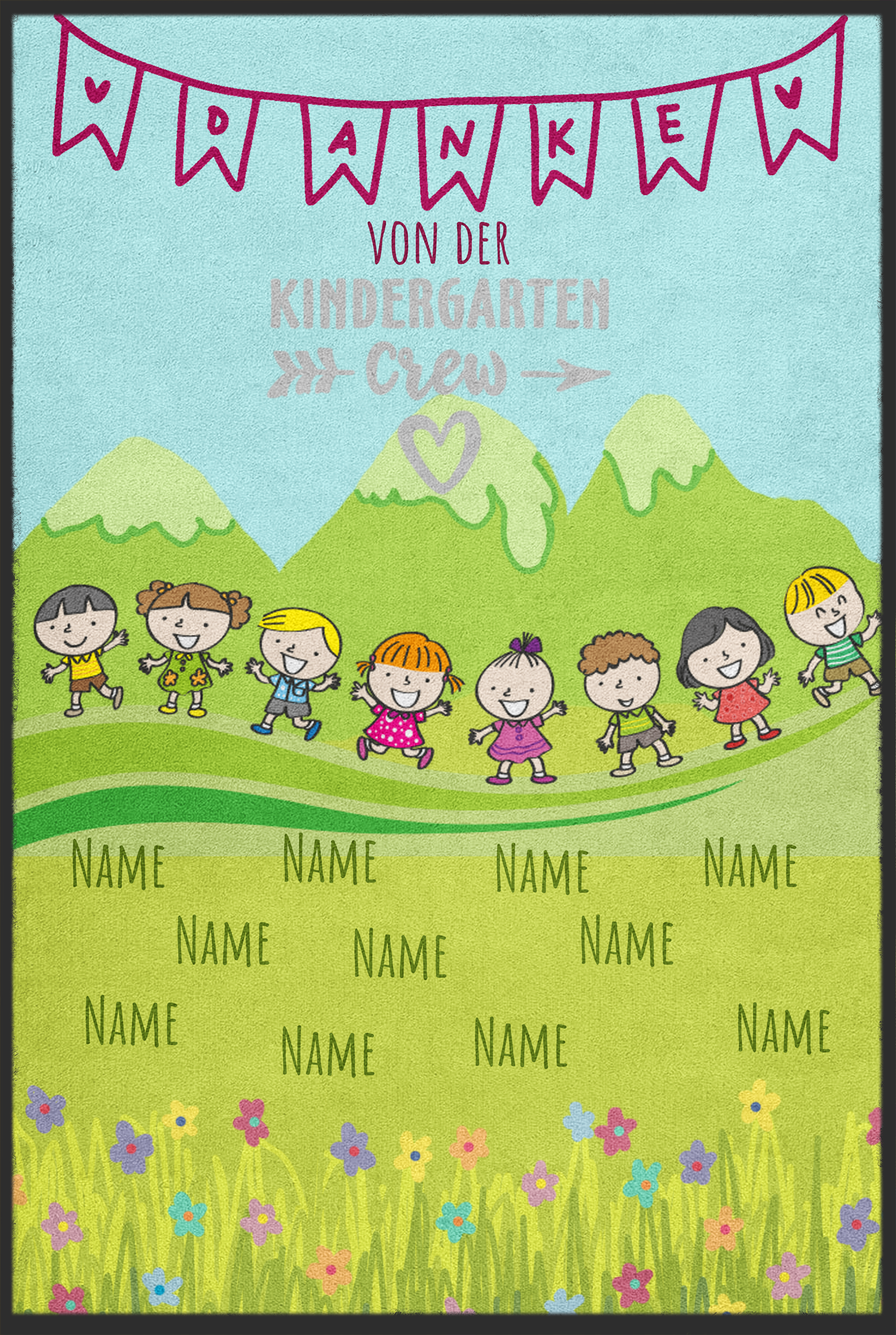 Abschiedsgeschenk Kindergarten 8006